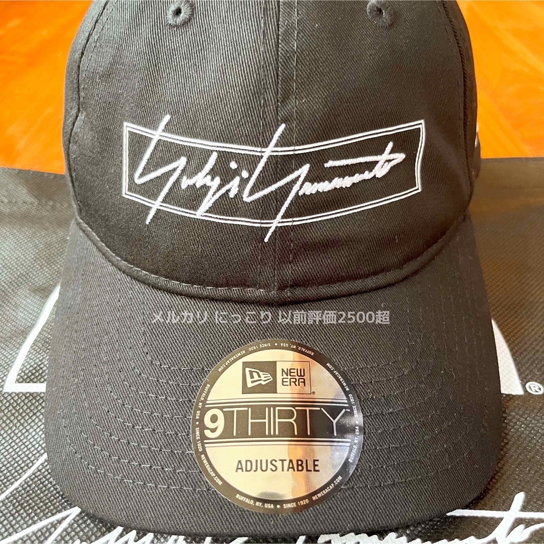 yohjiyamamoto【新品】YOHJI YAMAMOTO × NEW ERA／ボックスロゴキャップ