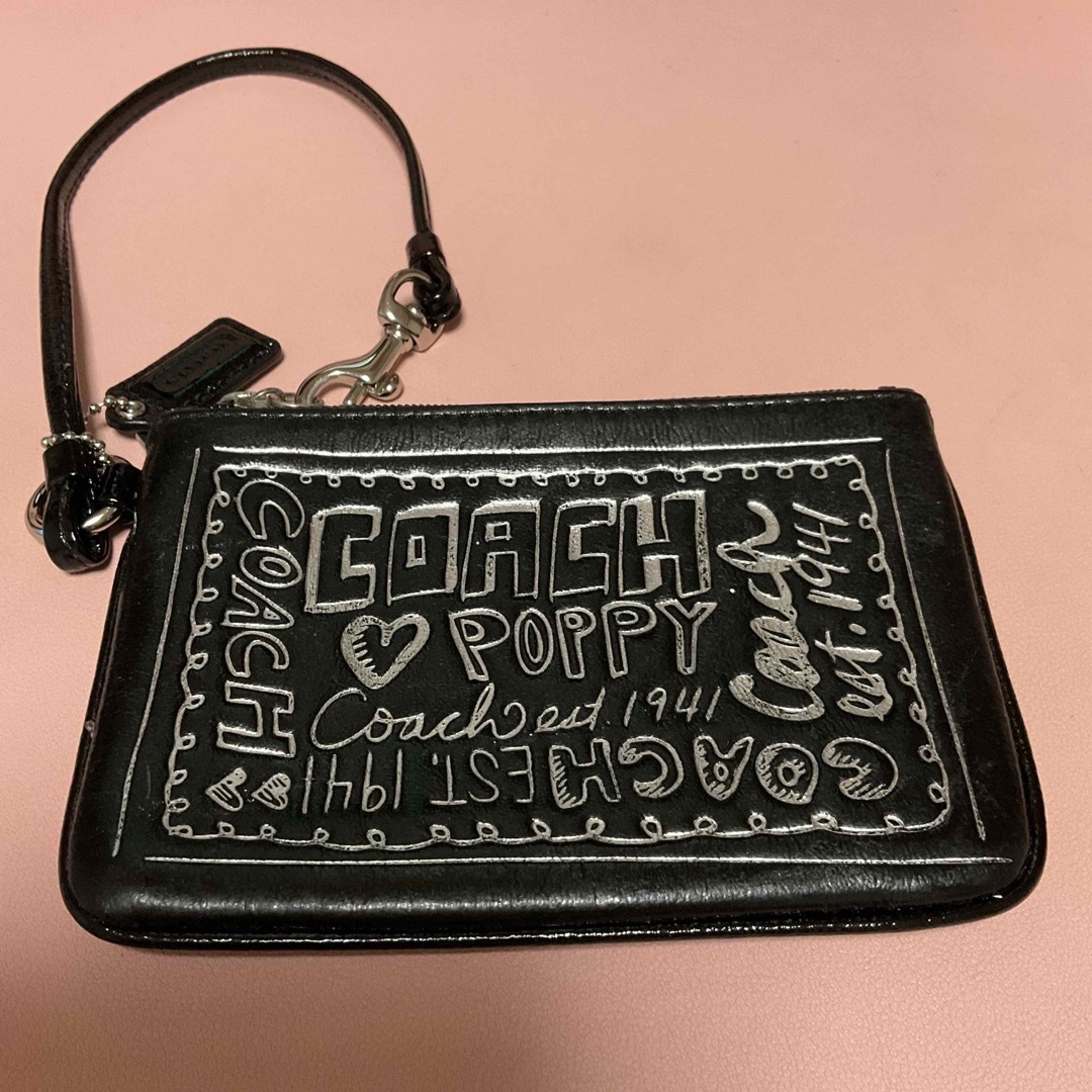 COACH(コーチ)のCOACH 人気❤️POPPY ミニポーチ レディースのファッション小物(ポーチ)の商品写真