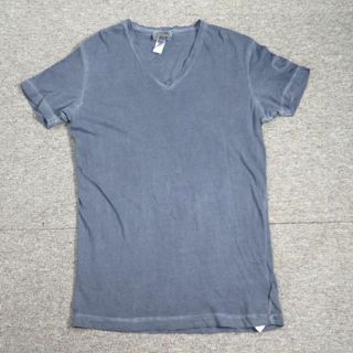 ディーゼル(DIESEL)のDIESEL　ディーゼル コットン ストレッチVネック Tシャツ 半袖 グレー(Tシャツ/カットソー(半袖/袖なし))