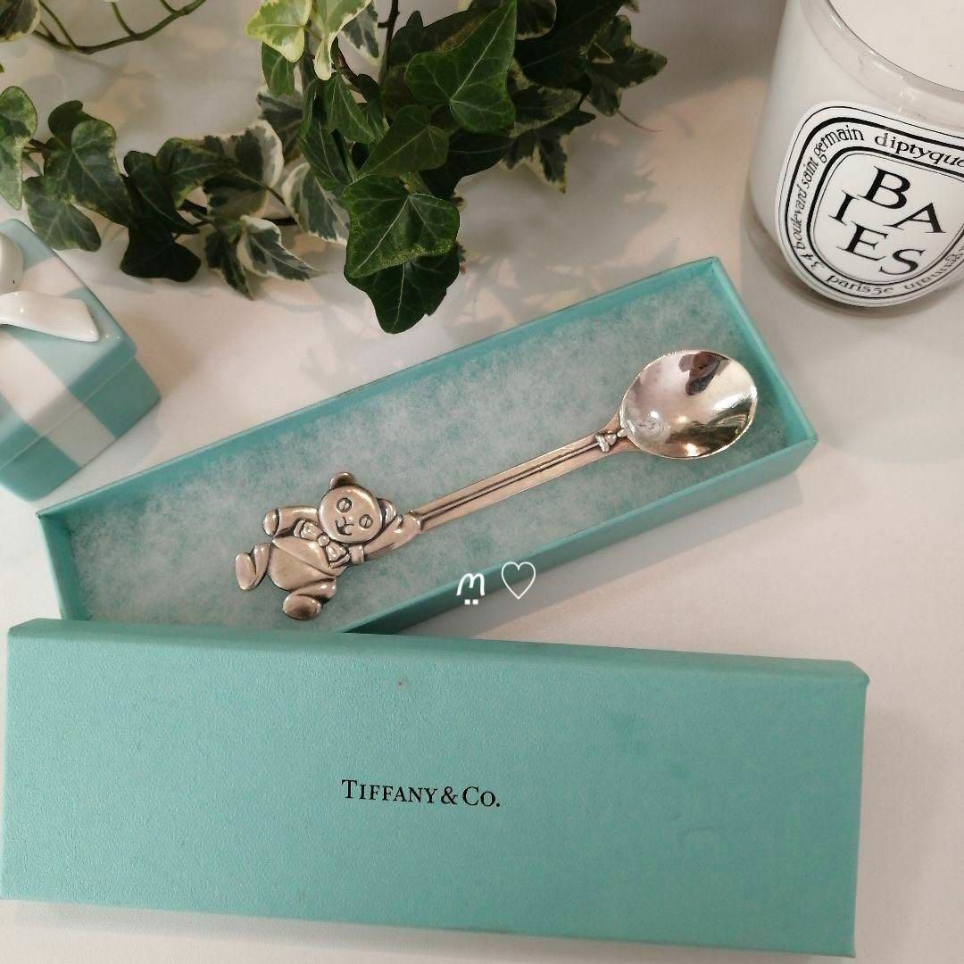 Tiffany & Co.(ティファニー)のティファニー　ベアバルーン　シルバーベビースプーン　お食い初め　出産祝い　くま キッズ/ベビー/マタニティのメモリアル/セレモニー用品(お食い初め用品)の商品写真