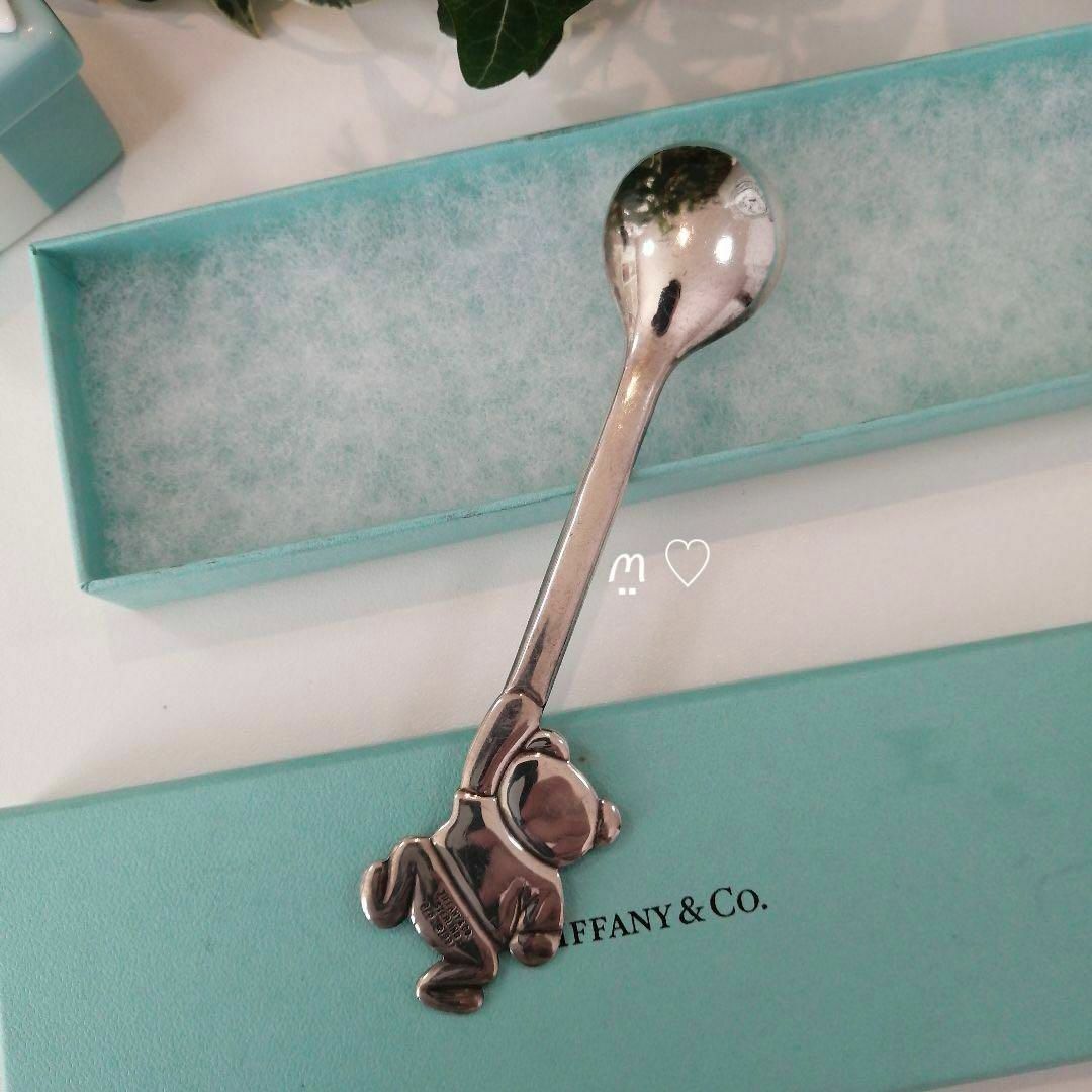 Tiffany & Co.(ティファニー)のティファニー　ベアバルーン　シルバーベビースプーン　お食い初め　出産祝い　くま キッズ/ベビー/マタニティのメモリアル/セレモニー用品(お食い初め用品)の商品写真