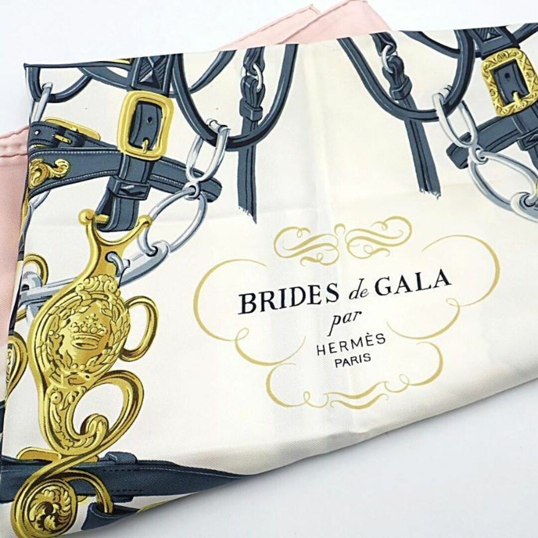 HERMES エルメス 大判 スカーフ カレ90 BRIDES de GALA-