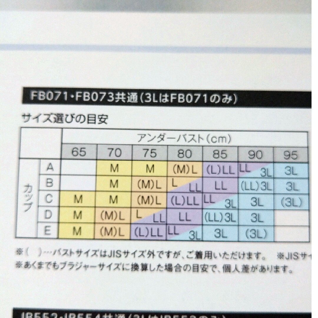 シャルレ(シャルレ)のハーフトップ(無縫製)LL レディースの下着/アンダーウェア(ブラ)の商品写真