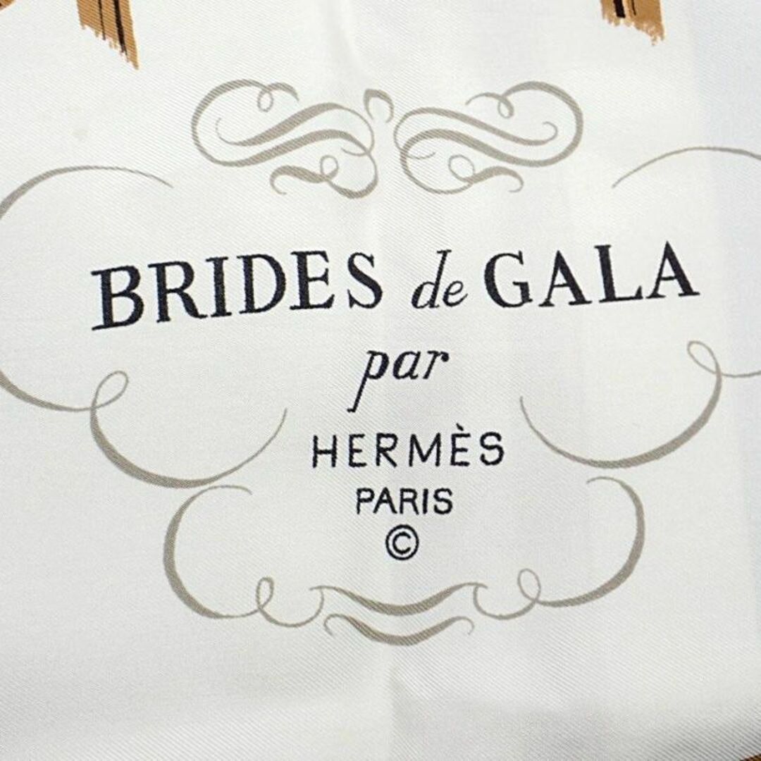 HERMES エルメス 大判スカーフ カレ90 BRIDES de GALA ②-