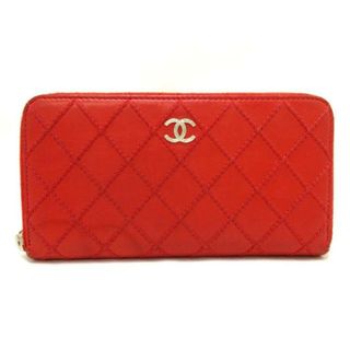 シャネル(CHANEL)のシャネル 長財布 ビコローレ レッド(財布)