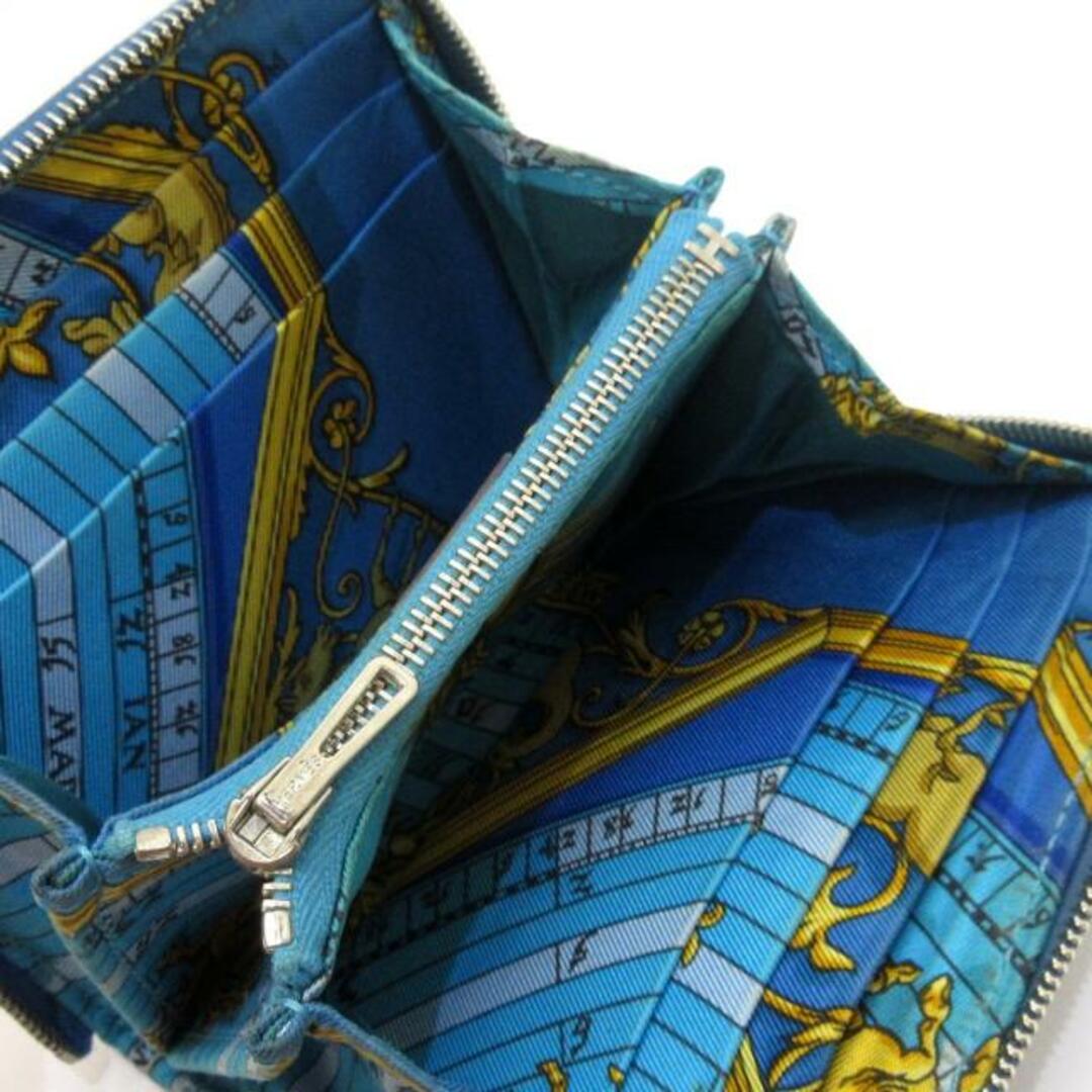 良品】HERMES エルメス バスティア コインケース ユニセックス ブルー-