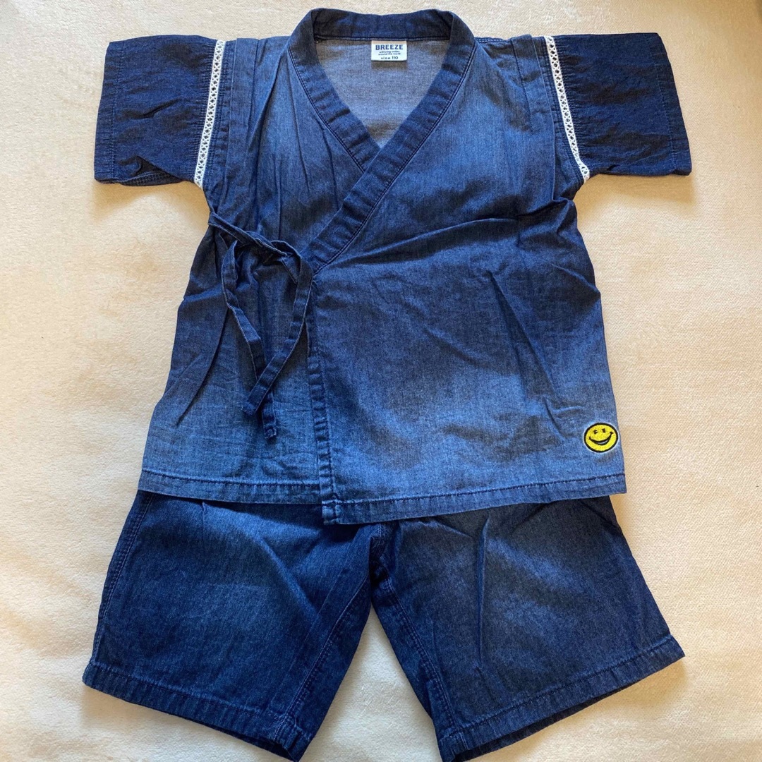 BREEZE(ブリーズ)のBREEZE 甚平　110サイズ　 キッズ/ベビー/マタニティのキッズ服男の子用(90cm~)(甚平/浴衣)の商品写真