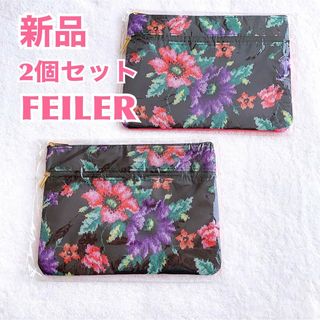 フェイラー(FEILER)の【新品2点】FEILER フェイラー　オリジナルポーチ　ファスナーケース　花柄(ポーチ)