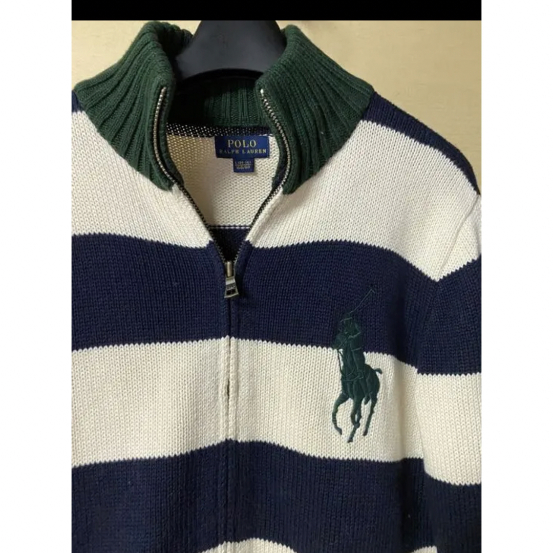 POLO RALPH LAUREN(ポロラルフローレン)のポロラルフローレン美品１６０ キッズ/ベビー/マタニティのキッズ服男の子用(90cm~)(カーディガン)の商品写真