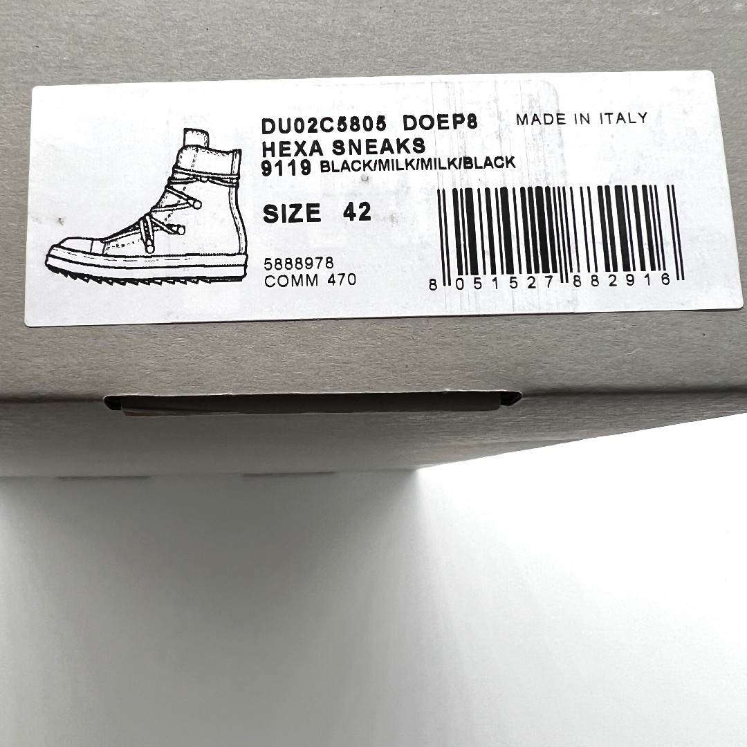 【新品】RICK OWENS DRKSHDW SNEAKS ラモーンズ 42