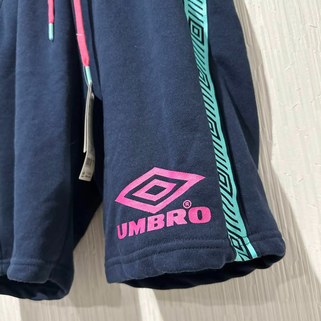 UMBRO(アンブロ)のumbroアンブロ ハーフパンツ ショート ジャージ レディースMネイビー 新品 スポーツ/アウトドアのトレーニング/エクササイズ(トレーニング用品)の商品写真