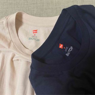 アダムエロぺ(Adam et Rope')のHanes FOR BIOTOP アダムエロペ ノースリーブ ベージュ M(Tシャツ(半袖/袖なし))