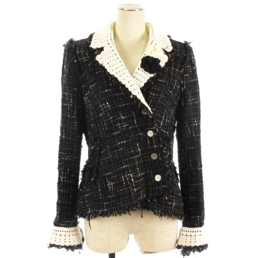 CHANEL - シャネル CHANEL 04S ツイード ジャケット ココマークボタン