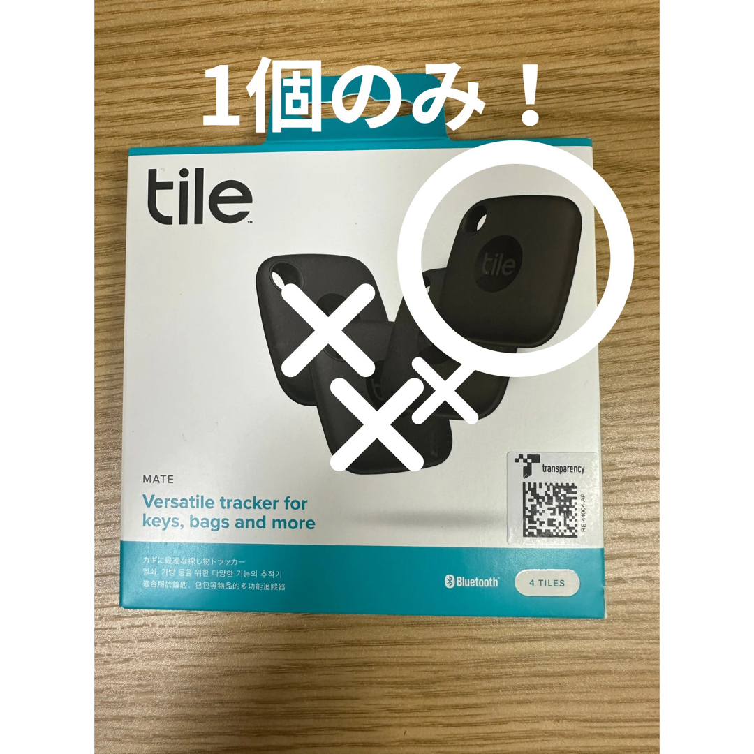 Tile Mate(2022)ブラックRT-44004-AP タイル | フリマアプリ ラクマ
