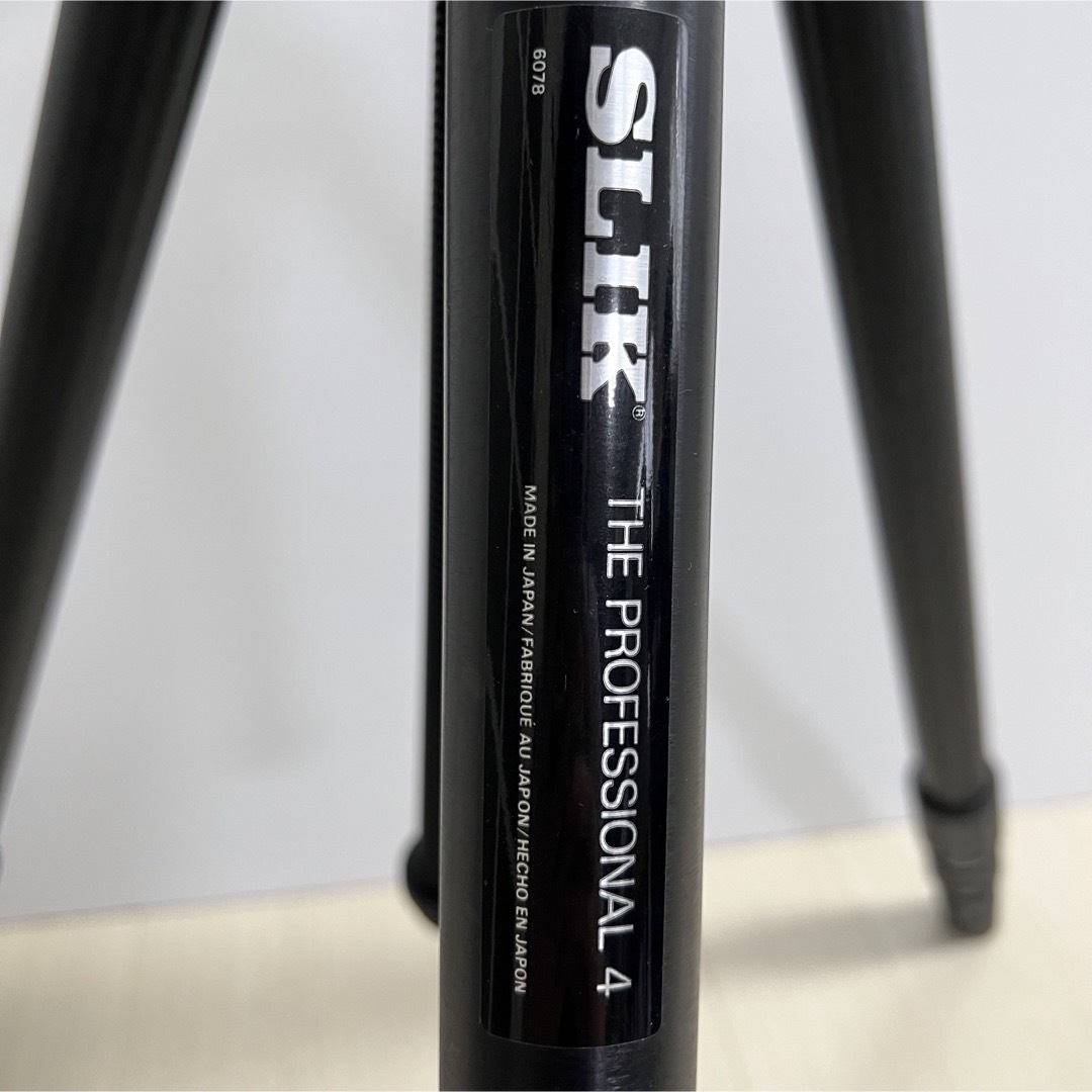 スリック SLIK ザ プロフェッショナル4 三脚 4段 大型 三脚ケース付き