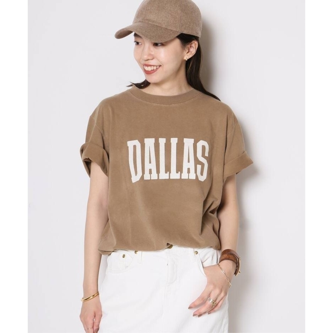 新品【REMI RELIEF/レミレリーフ】DALLAS Tシャツ BROWN