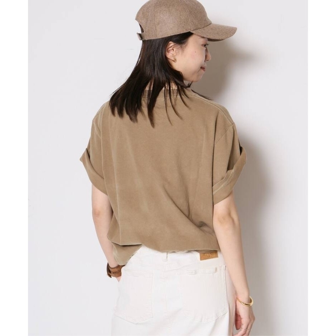 DEUXIEME CLASSE(ドゥーズィエムクラス)の新品【REMI RELIEF/レミレリーフ】DALLAS Tシャツ BROWN レディースのトップス(Tシャツ(半袖/袖なし))の商品写真