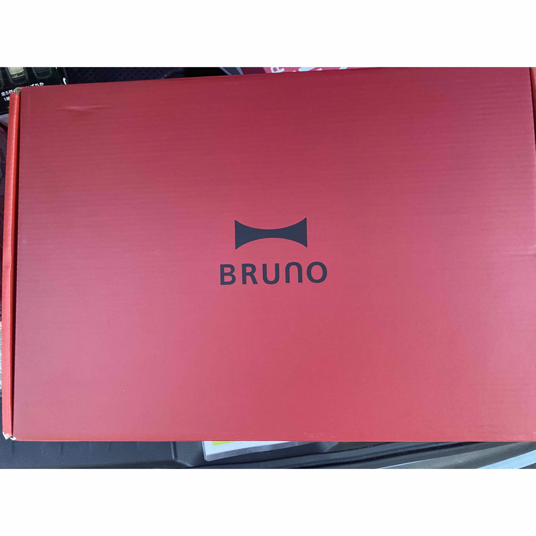 BRUNO(ブルーノ)のブルーノ　ホットプレート　BOE021 RED スマホ/家電/カメラの調理家電(ホットプレート)の商品写真