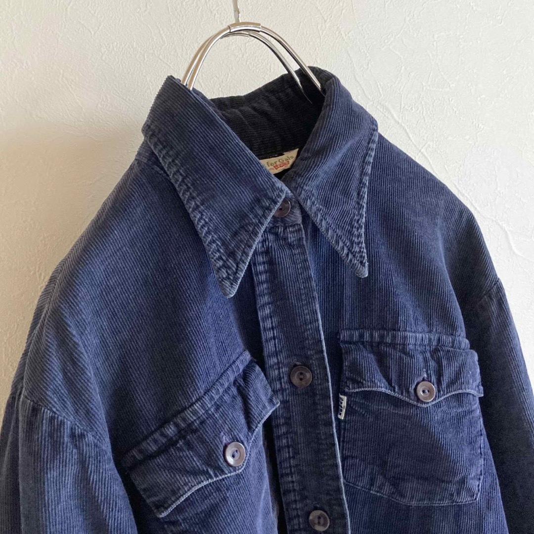 Levi's(リーバイス)の70s ビンテージ リーバイス BIG E コーデュロイ シャツ オーバーサイズ レディースのトップス(シャツ/ブラウス(長袖/七分))の商品写真