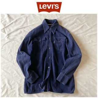 リーバイス(Levi's)の70s ビンテージ リーバイス BIG E コーデュロイ シャツ オーバーサイズ(シャツ/ブラウス(長袖/七分))