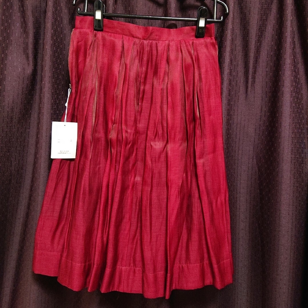 MACPHEE(マカフィー)の【新品】マカフィー  コットン&シルクスカート レディースのスカート(ひざ丈スカート)の商品写真