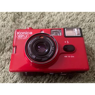 コニカミノルタ(KONICA MINOLTA)のKonica EFJ 赤　　完動品(フィルムカメラ)