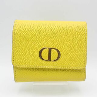 クリスチャンディオール(Christian Dior)のクリスチャンディオール ロータス ウォレット 二つ折り 財布 黄 イエロー系(財布)