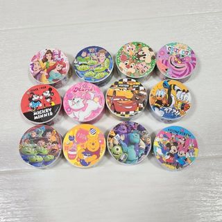 ディズニー(Disney)のディズニー　付箋　12個セット　プリンセス　ミッキー　ミニー　ノート　文房具(テープ/マスキングテープ)