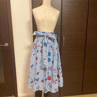 CHICWISH シックウィッシュ花柄　フラワースカート(ひざ丈スカート)