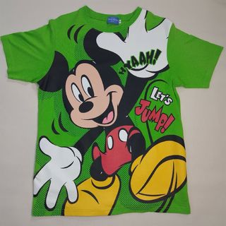 ディズニー(Disney)のディズニーリゾート　ミッキーマウス　ジャンプ　Tシャツ　Mサイズ(Tシャツ(半袖/袖なし))