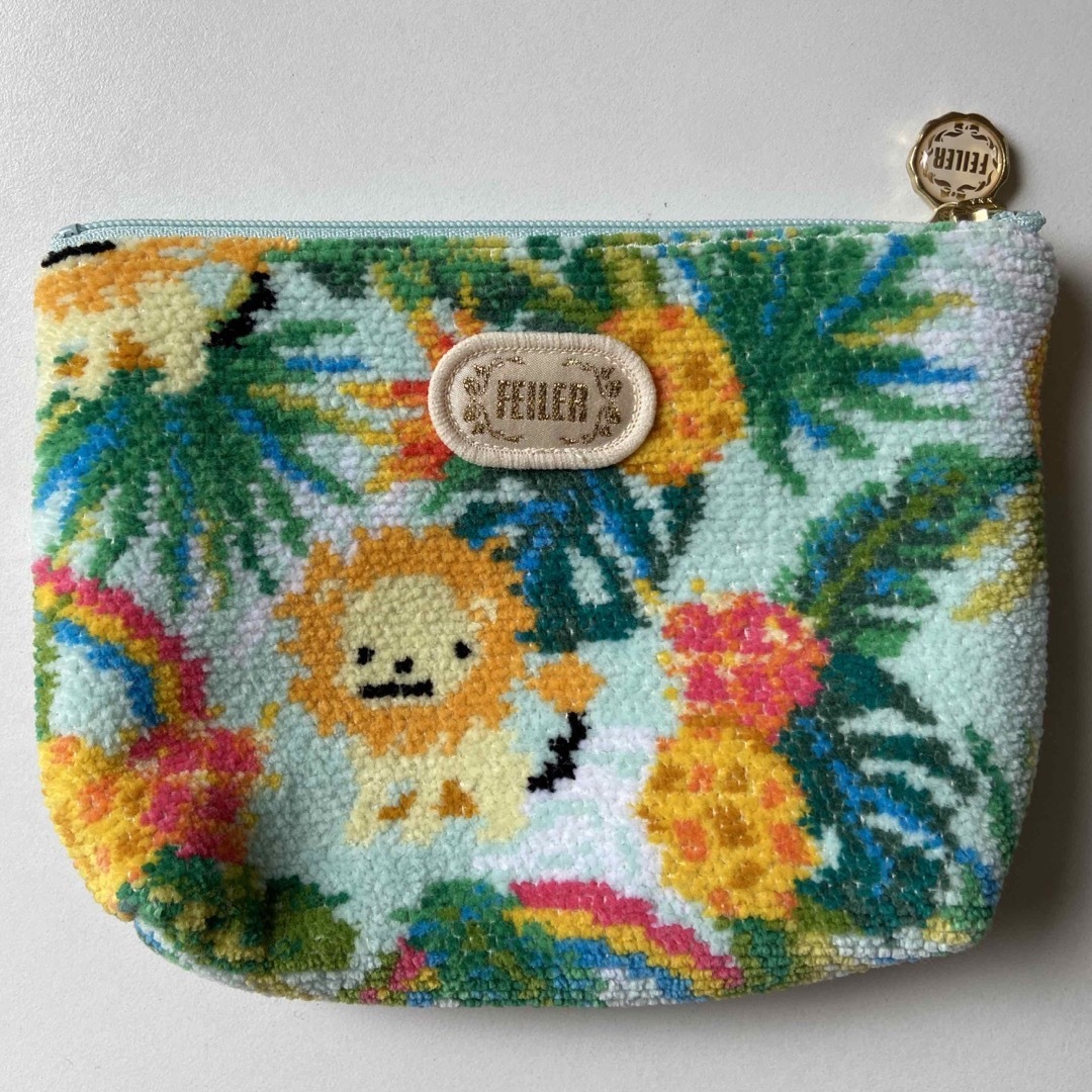 フェイラー バーニーズニューヨーク コラボ商品 ライオン柄ポーチ 新品未使用