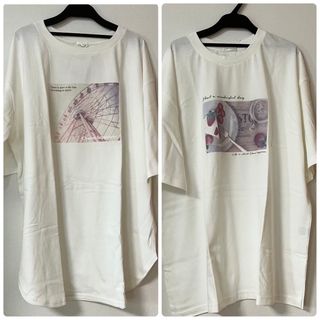 ハニーズ(HONEYS)のHoneys Tシャツ プリントシャツ ハニーズ  チュニック(Tシャツ(半袖/袖なし))