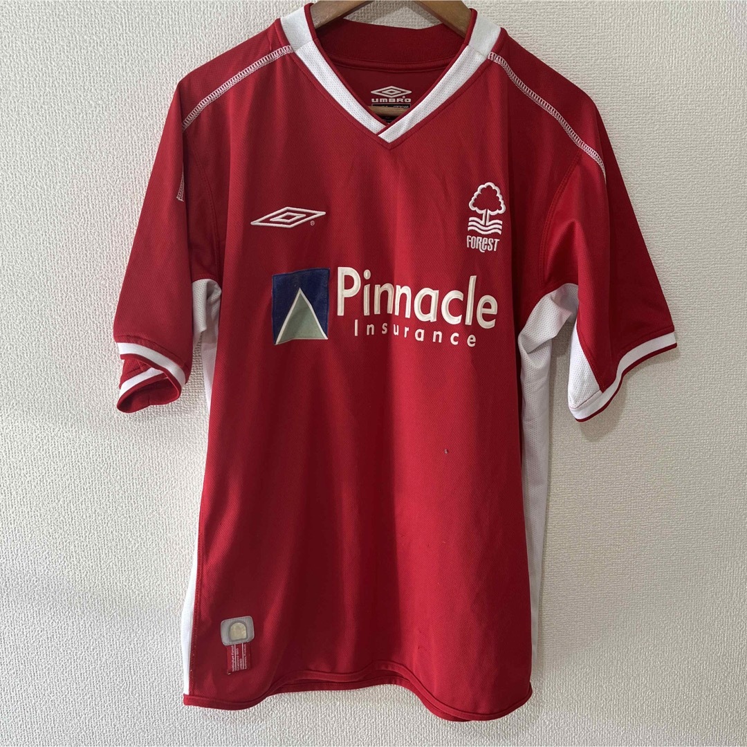 ノッティンガムフォレストサッカーユニフォーム 2002-03　アンブロ　サイズM