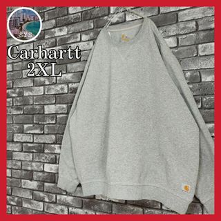 カーハート(carhartt)のCarharttカーハートメキシコ製スウェットトレーナープルオーバー刺繍ロゴ長袖(スウェット)