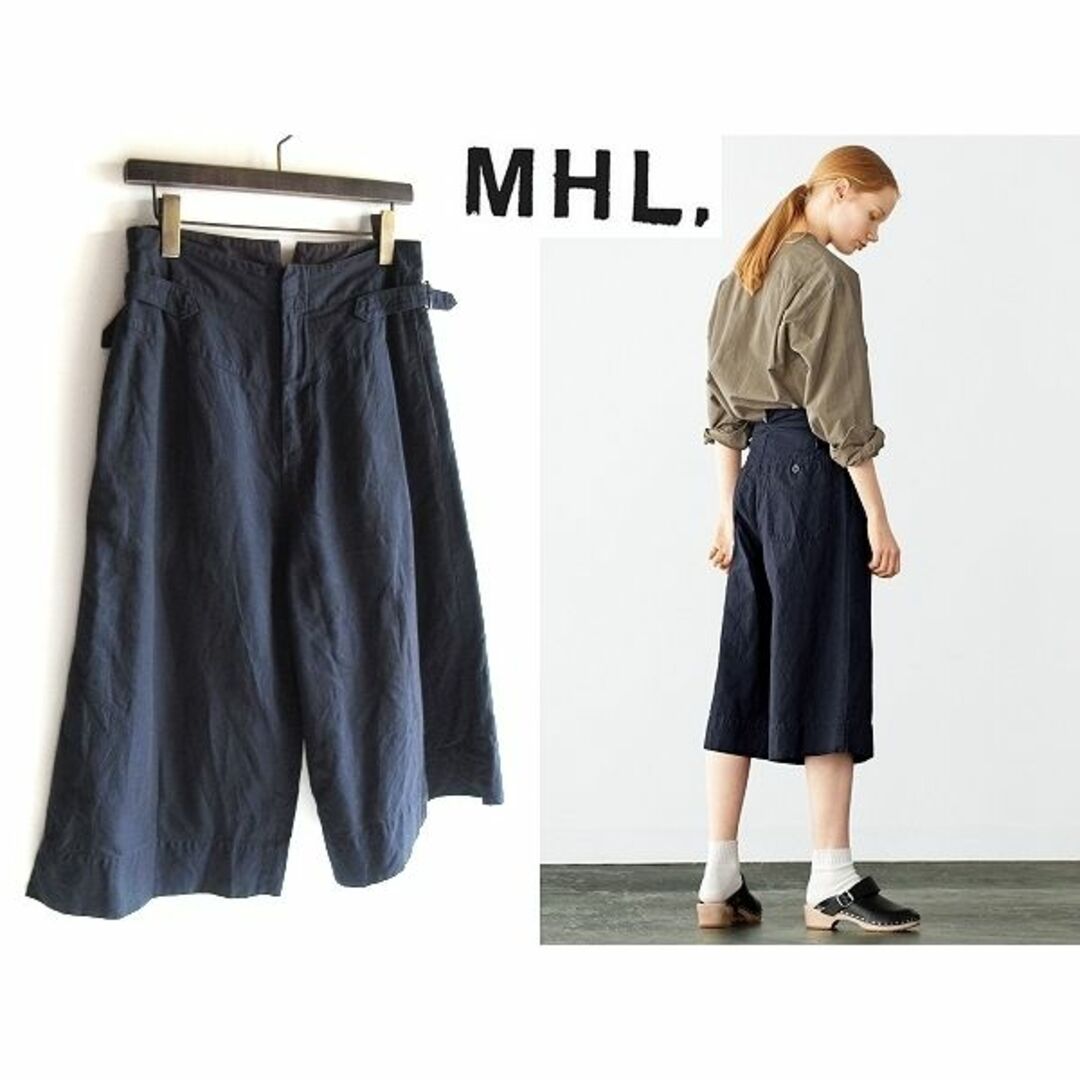 MHL. 2020SS COTTON LINEN TWILL ワイドパンツ 2