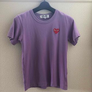 コムデギャルソン(COMME des GARCONS)のコムデギャルソン　プレイ　Tシャツ　パープル(Tシャツ(半袖/袖なし))