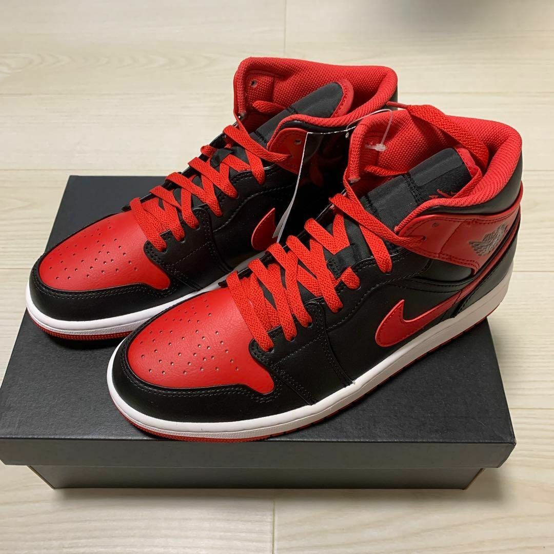 Nike Air Jordan 1 Mid "Bred Toe"　28センチ