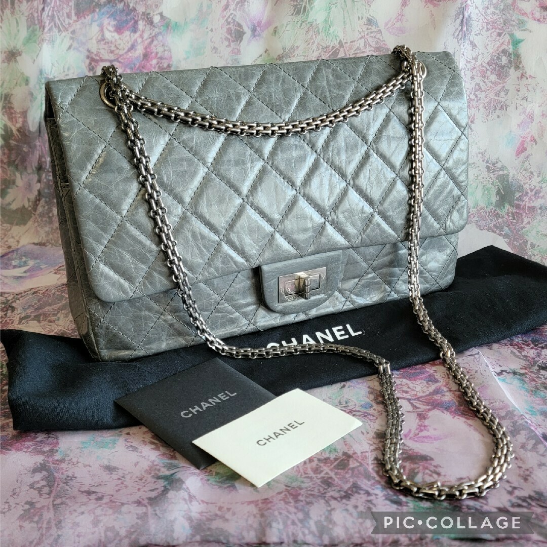 極美品 CHANEL 復刻限定品 ２．５５ マトラッセ チェーンショルダーバッグ