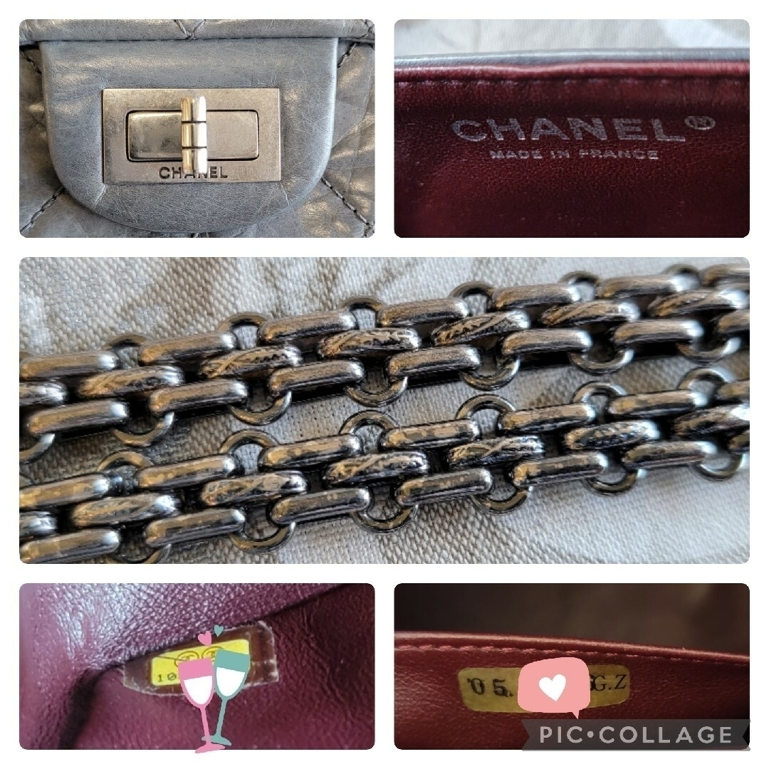 極美品 CHANEL 復刻限定品 ２．５５ マトラッセ チェーンショルダーバッグ