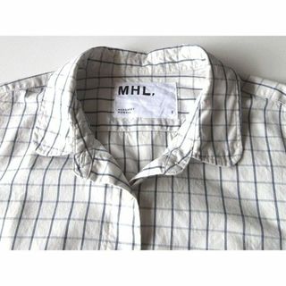 MHL. - MHL. PICNIC CHECK ピクニックチェック 丸襟シャツ 1の通販 by