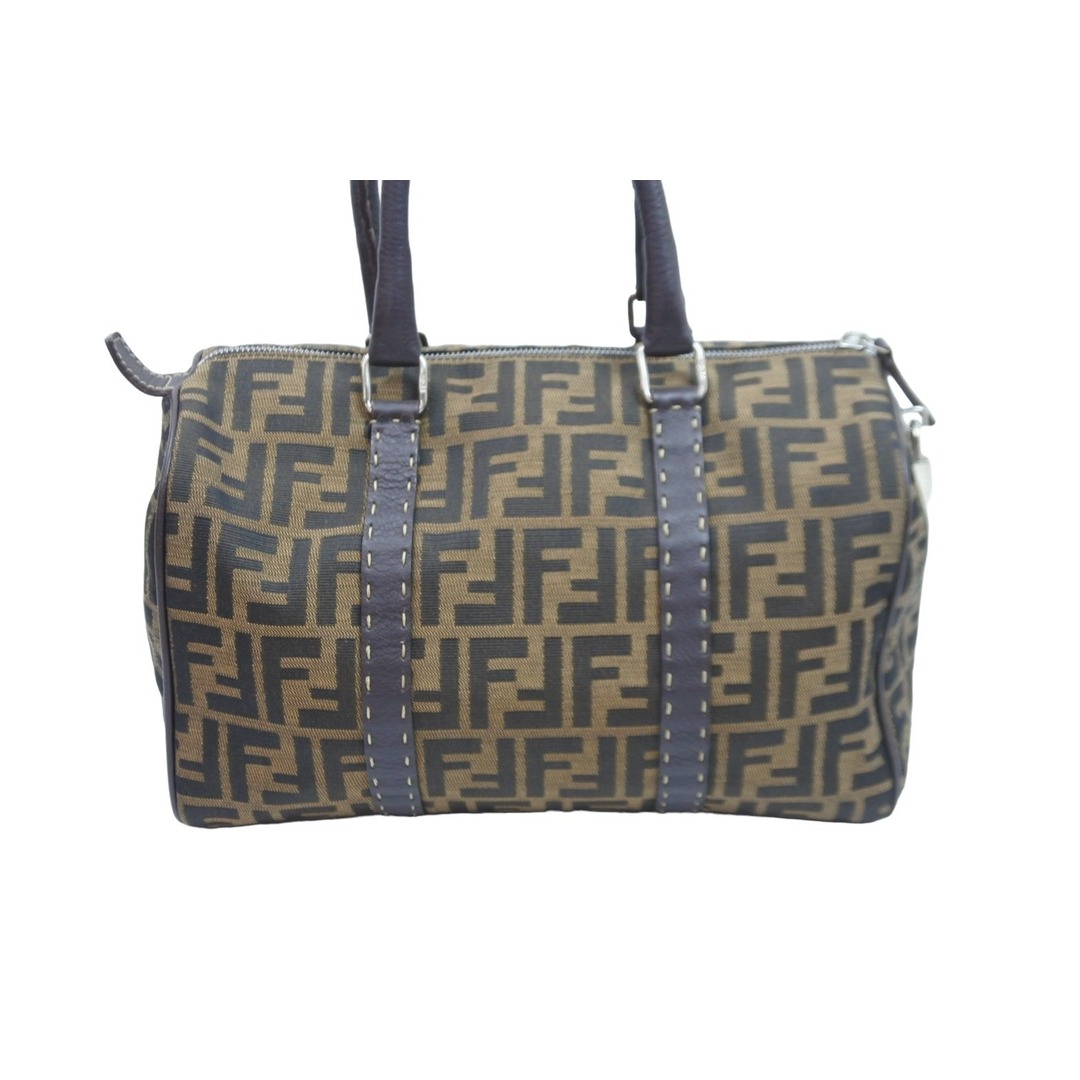 ヴィンテージ◇FENDI フェンディ ズッカ柄 キャンバス×レザー ボストン ヴィンテージ◇FENDI フェンディ ズッカ柄 キャンバス×レザー ボストン