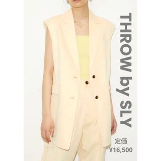 スライ(SLY)の最終値下げ⚠️美品♡THROW by SLY コットンリネンベスト(ベスト/ジレ)