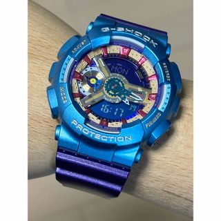 ジーショック(G-SHOCK)のG-SHOCK/メタリック/時計/クレイジー/GMA-S110/ミディアム/美品(腕時計(デジタル))