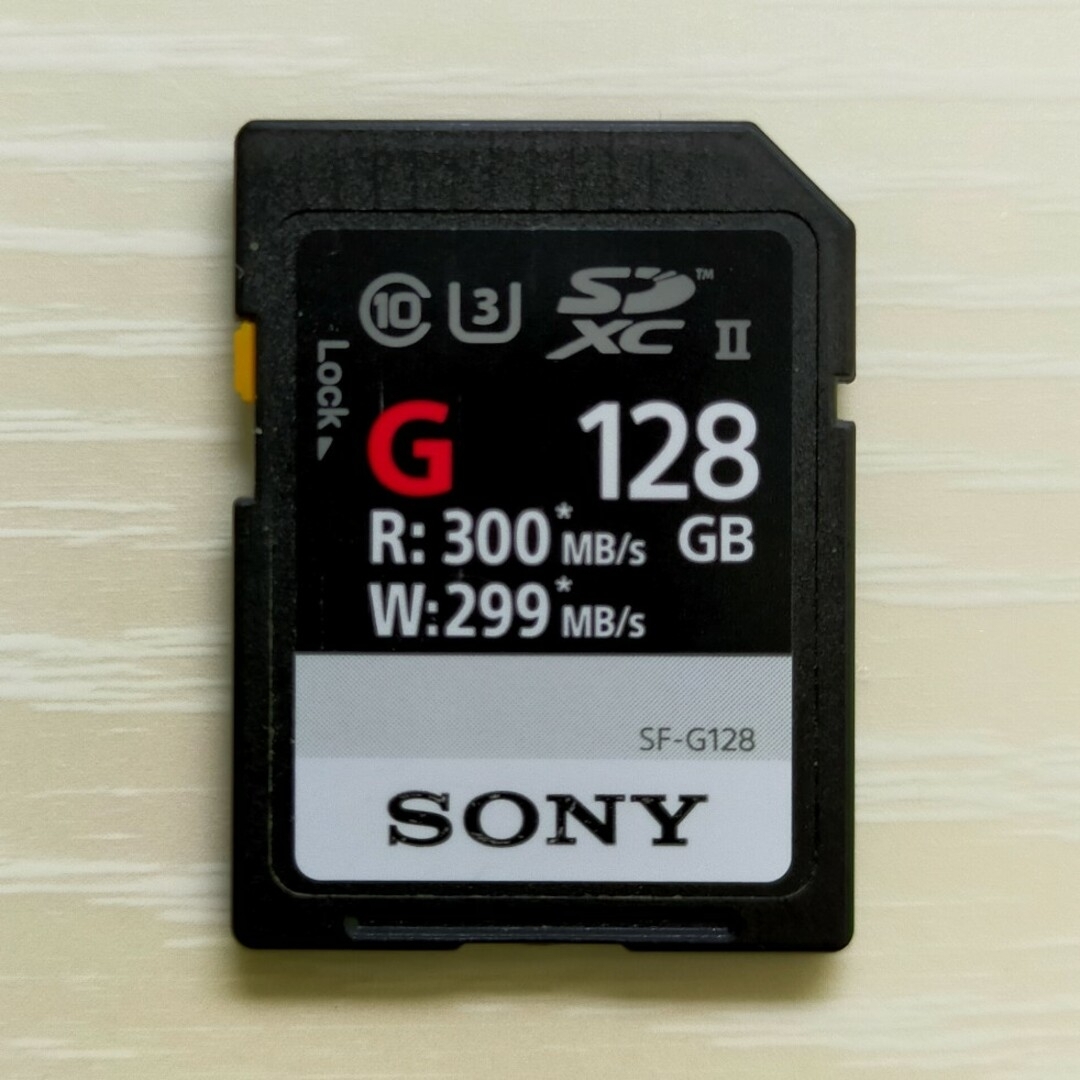 SONY(ソニー)のSONY SF-G128 SDXC 128GB UHS-II SDカード スマホ/家電/カメラのPC/タブレット(その他)の商品写真