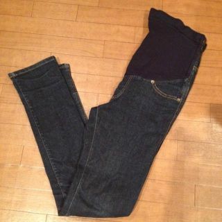 マタニティ用のデニムスキニーパンツ❤(マタニティウェア)