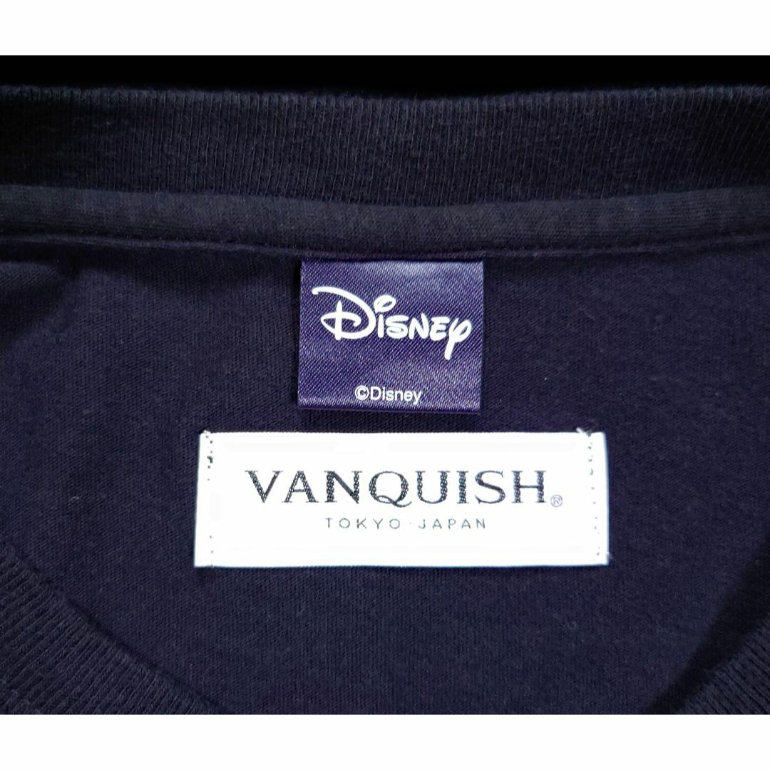 VANQUISH 黒 ミッキーマウス Tシャツ ヴァンキッシュ ディズニー S