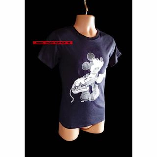 VANQUISH 黒 ミッキーマウス Tシャツ ヴァンキッシュ ディズニー S