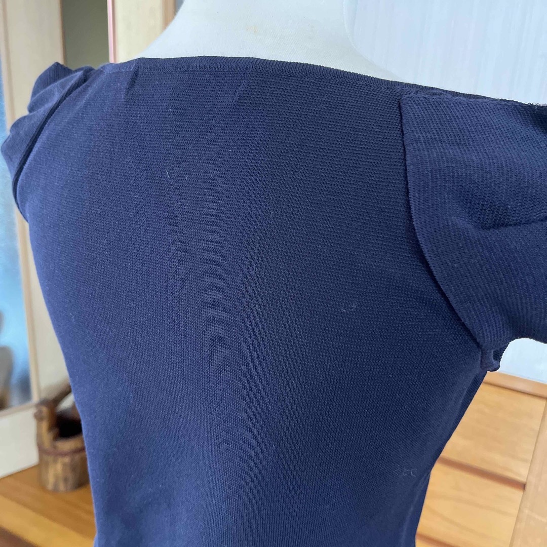 M'S GRACY(エムズグレイシー)のエムズグレイシー　おリボン袖ニット レディースのトップス(ニット/セーター)の商品写真