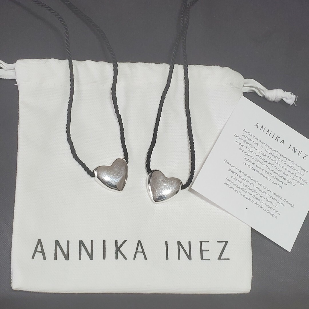 ANNIKA INEZ(アニカイネズ)の新品未使用　ANNIKA INEZ　ハートネックレス　スモール レディースのアクセサリー(ネックレス)の商品写真