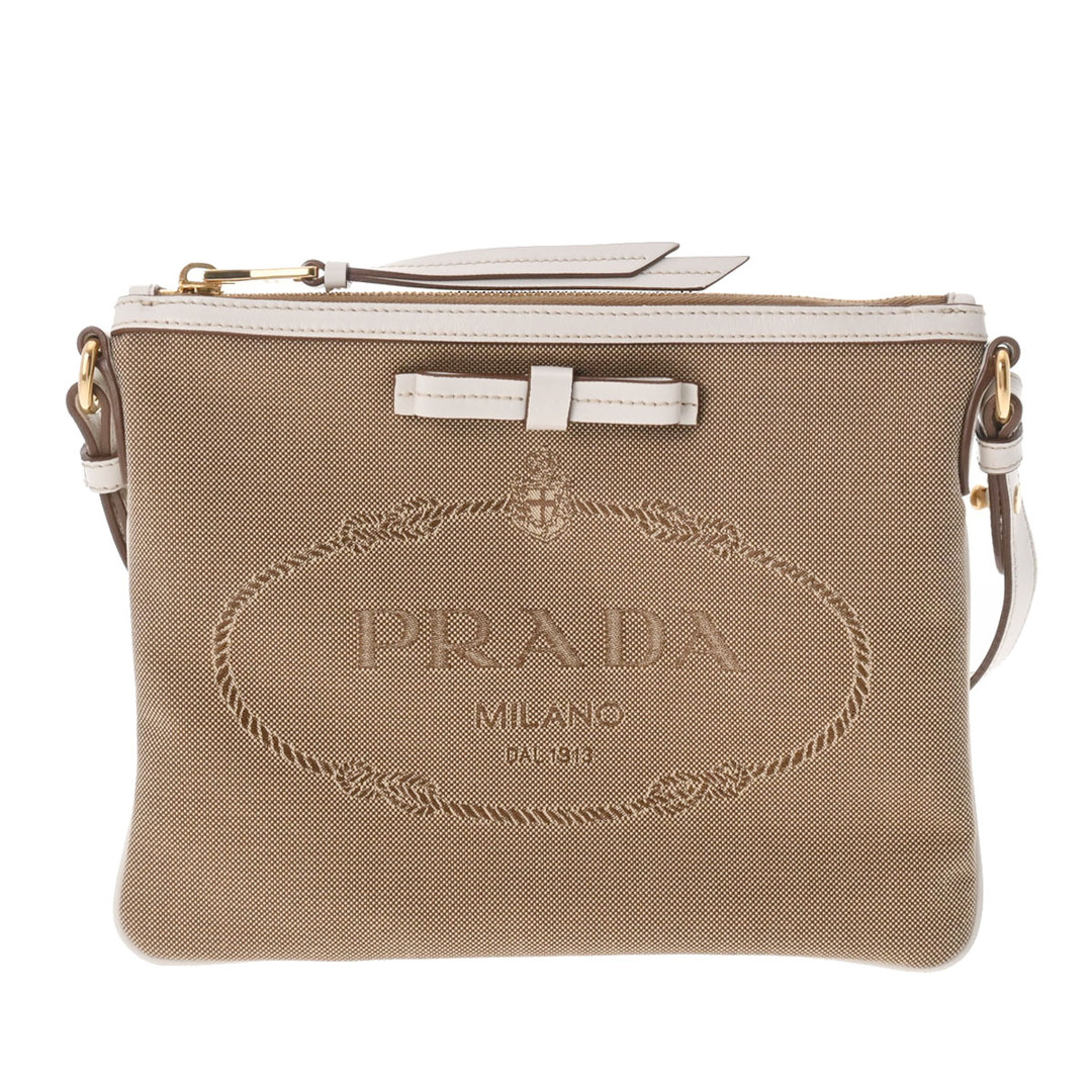 PRADA - プラダ ロゴジャガード バッグ アウトレット品 ショルダー